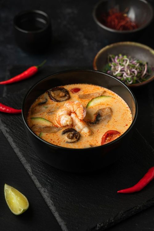 Tom Yum s krevetami